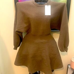 Brown Sweater Dress